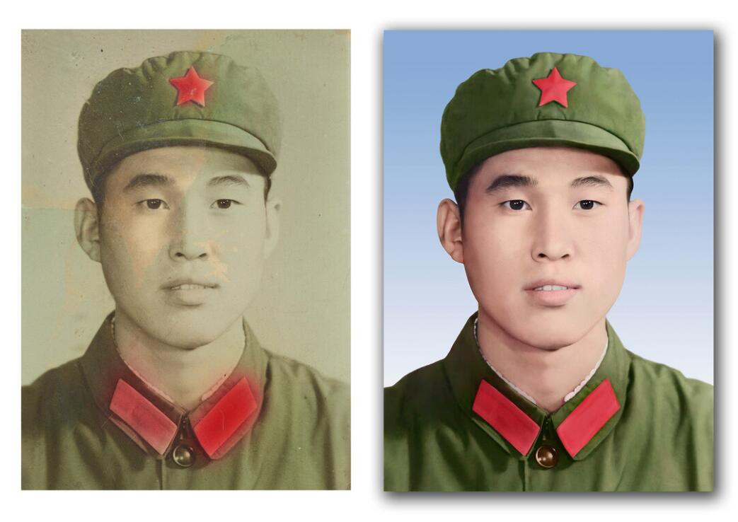 资阳破损照片修复-18